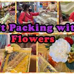 How I pack Gifts with Flowers | Khazana Mil Gaya 😍| Aaj Ki Checklist Complete✅
