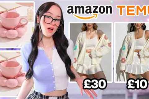 I Bought THE SAME PRODUCTS From AMAZON & TEMU... *are they selling the exact same things?!*
