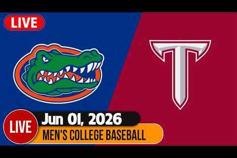 Florida vs Troy LIVE 06/01/2026 | Men's College Baseball 2026 | NCAA Baseball Championship Live