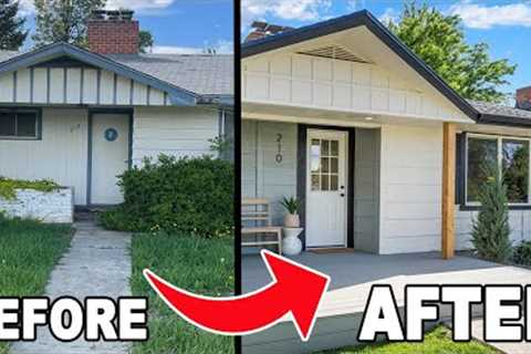 1 Year Abandoned House Transformation (Time-lapse)
