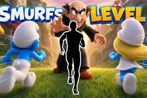Immersive Interactive Warm Up | SMURFS RUN! 🍄💙 ~200 kcal Burn | Fun Workout | Full Body