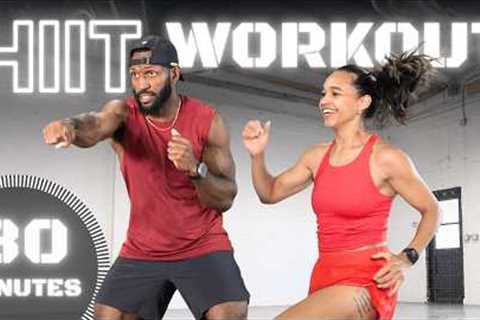 30 Minute Full Body HIIT / Cardio / Plyometric Workout [All Standing]