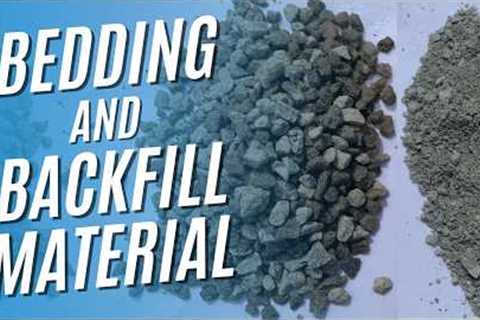 The Bedding and Backfill Material To Use When Installing A Fibreglass Pool