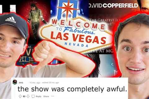 We Went to the WORST LAS VEGAS Shows.. according to the internet