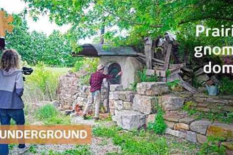 Couldn’t afford a house. Now he builds his own underground Missouri home