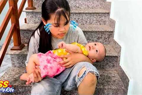 Quynh felt depressed while taking care of baby Kim to help her mom