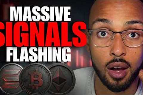 MAJOR SIGNALS FLASH AS CRYPTO DUMPS.