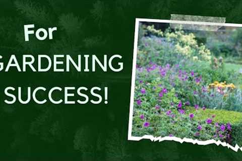Gardening for beginners ...easy tips and simple explanations