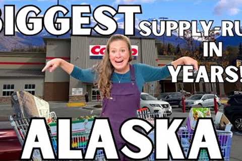 12 Hours, 7 Stores, 1 Massive Alaska Supply Run! Anchorage #costco #walmart #homedepot #shopping