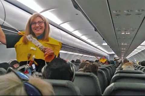 World's Funniest Flight Attendant Leaves Passengers In Hysterics