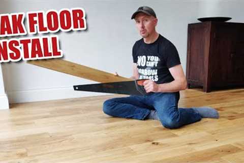 How I fit ENGINEERED OAK wood flooring