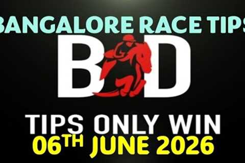 BANGALORE RACE TIPS | 06/06/2026 | HORSE RACING TIPS | TODAY BANGALORE RACE TIPS | (@TIPSONLYWIN)