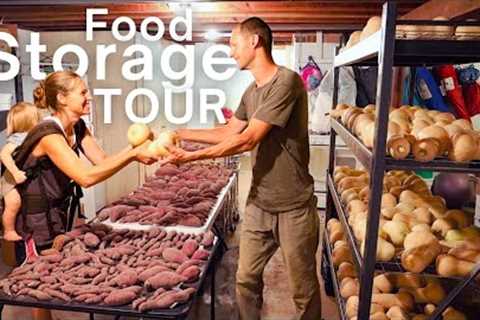 How we store ONE year's worth of Homegrown Food!
