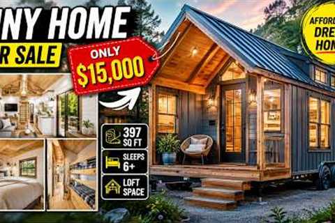 🏡 You Won't Believe This Tiny Home Is Only $15,000! | Affordable Tiny House Tour USA 🔥