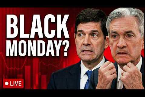 🔴BLACK MONDAY OR TRAP? BTC &amp; GOLD CRASH, NASDAQ 30K! | LIVE TRADING