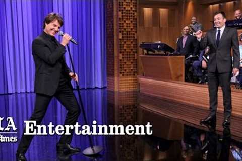 Tom Cruise, Jimmy Fallon do lip sync battle | 'Can’t Feel My Face' &amp; 'That Lovin Feelin'