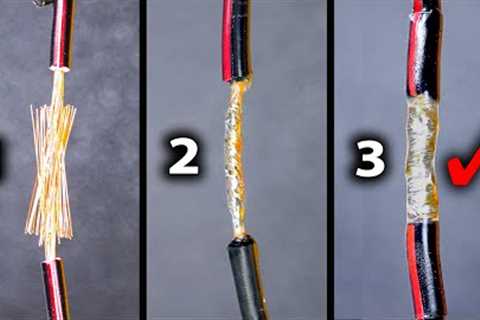 How to SOLDER WIRES TOGETHER - PRO TIPS for WATERPROOF CONNECTIONS