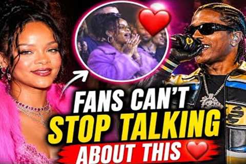 Rihanna Stuns Fans as She Shows Up for A$AP Rocky at Governors Ball ❤️Writing