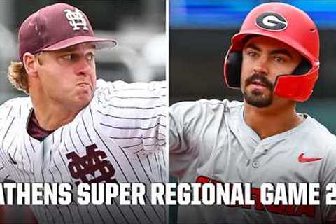 Georgia Bulldogs vs. Mississippi State Bulldogs | Super Regional Highlights | ESPN College Baseball