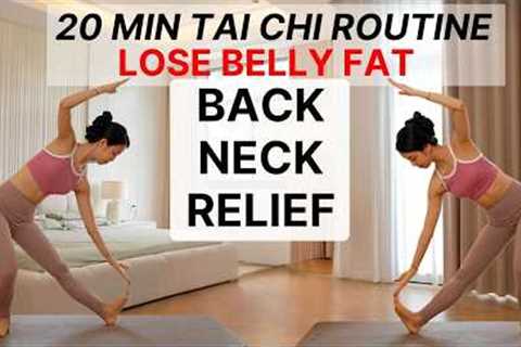 20-Min Gentle Tai Chi Workout 🌿 Relieve Back &amp; Neck Pain Naturally