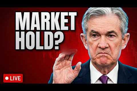 🔴MARKETS ON EDGE, BTC &amp; GOLD CRASH, NASDAQ UNDER 30K! | LIVE TRADING