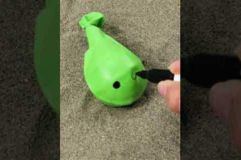 Activity For Kids At The Beach. DIY Colorful Fish On The Beach🐟🐠🎏