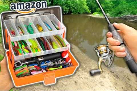 Is a LOADED Amazon Tackle Box a SCAM?? (Fishing Experiment)