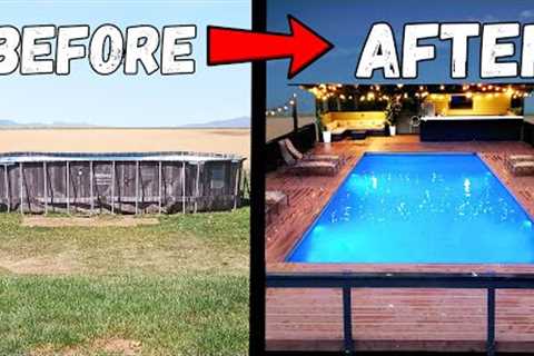 I turned a $500 pool into my DREAM pool