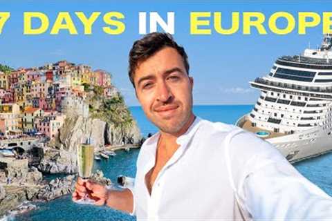 7 Days of Sailing Europe on a Luxury Cruise (MSC Yacht Club)