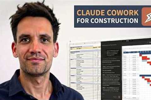 Claude Cowork for Construction - Estimating, Contract Management and Scheduling