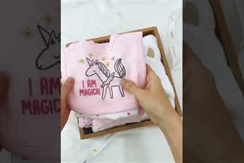 New Born Baby Gift Box 🎁 Welcome to the world Little Princess 👸🏻 #geniusbabyhouse #giftbox