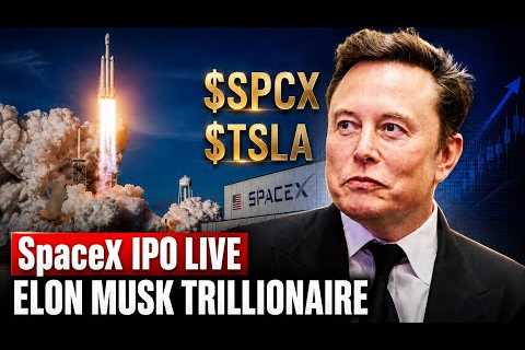 SpaceX IPO LIVE 🚀 Elon Musk Becomes First Trillionaire! Live Trading Stock Market Today