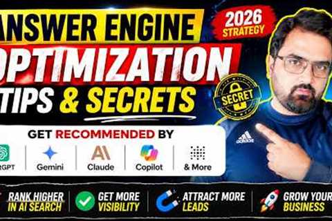 .🚀 Answer Engine Optimization (AEO) Secrets Revealed | Rank in ChatGPT, Gemini &amp; Claude in 2026