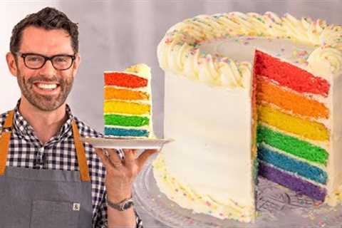 Easy Rainbow Cake Recipe