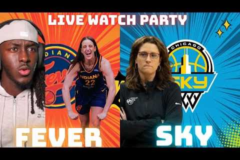 Caitlin Clark Vs Stephanie White! Indiana Fever Vs Chicago Sky Watch Party