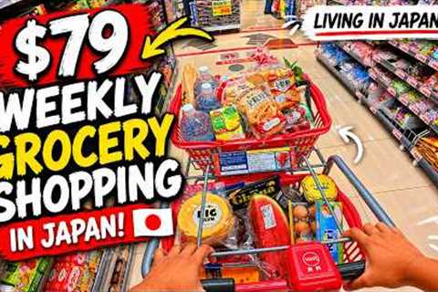$79 Weekly Grocery Shopping in Japan