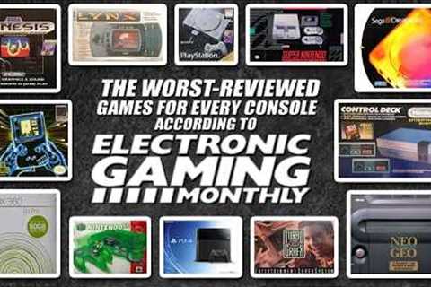 The Worst Reviewed Game on Every Console (According to Electronic Gaming Monthly)