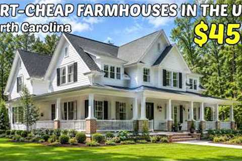 10 Ultra Cheap Farmhouses With Land in North Carolina 🏡Real Estate Goldmines! 💰