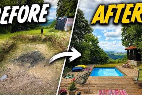 Our DIY LUXURY Infinity Pool is COMPLETE! All for UNDER 2000€