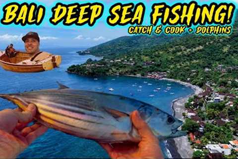 BALI Deep Sea FISHING 2026 - Amed, Bali - Private Boat - Catch & Cook - Black Sand &..