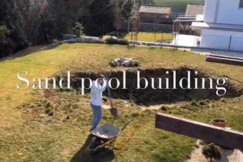 Beach pool building