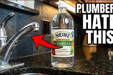 9 Things Plumbers Don't Want You to Know About White Vinegar