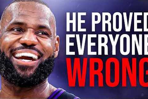How A 41 Year Old LeBron James Humbled The Entire NBA