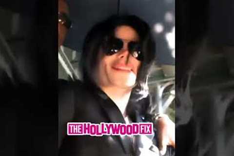 Michael Jackson Is Mobbed By Paparazzi While Out Shopping In West Hollywood &amp; Beverly Hills, CA