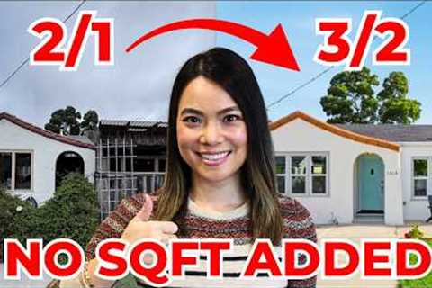 $1,500,000 House Flip (Extra Bedroom + Bathroom) - Home Remodel Before &amp; After