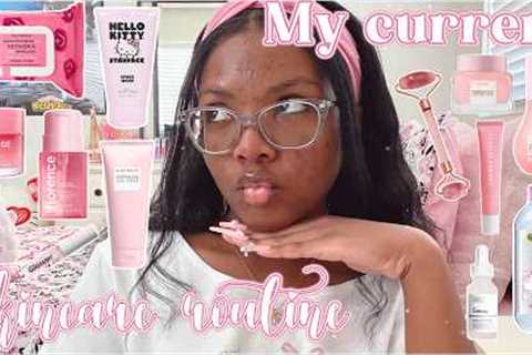 My updated skincare routine!  🌸💕  || For oily, acne-prone skin ♡𝜗𝜚
