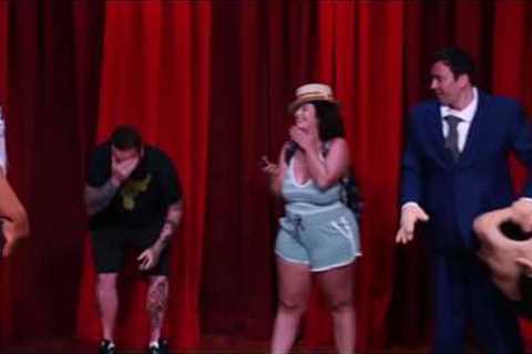 Fan of Dwayne Johnson Gets Photobombed by The Rock + Jimmy Fallon