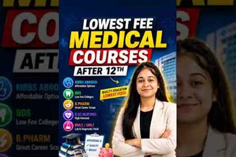 Lowest Fee Medical Courses After 12th 💰 High Salary Career Options 2026