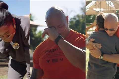 The Rock gives family $50,000 that lost daughter to cancer...*EMOTIONAL*