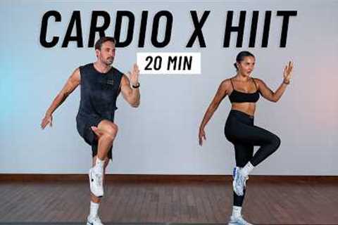 20 Min Fat Burning Cardio HIIT Workout at Home (No Equipment)